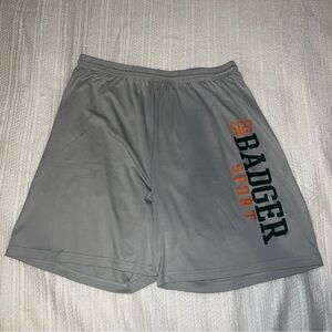 Badger Sport Gray Men's Athletic Shorts